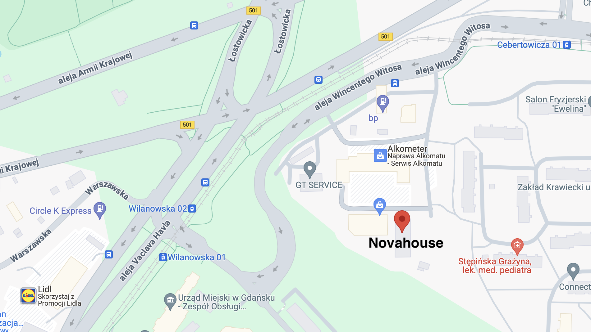 Google Map NovaHouse